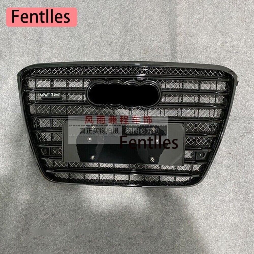 W12 style cooler grill honeycomb grill for Audi A8 D4 2011-13 front grill full b