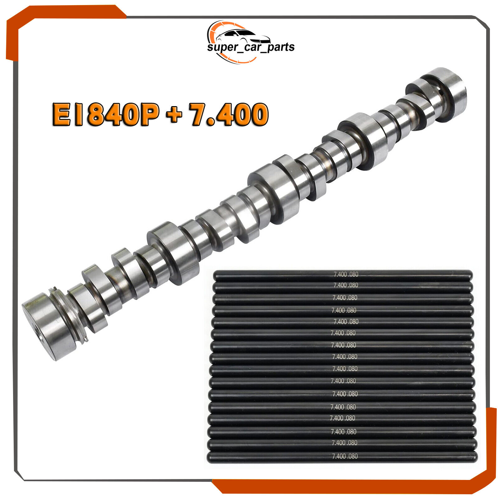 Hydraulic Roller Sloppy Stage 3 Cam Camshaft Kit For Chevy LS LS1+7.400 Pushrods