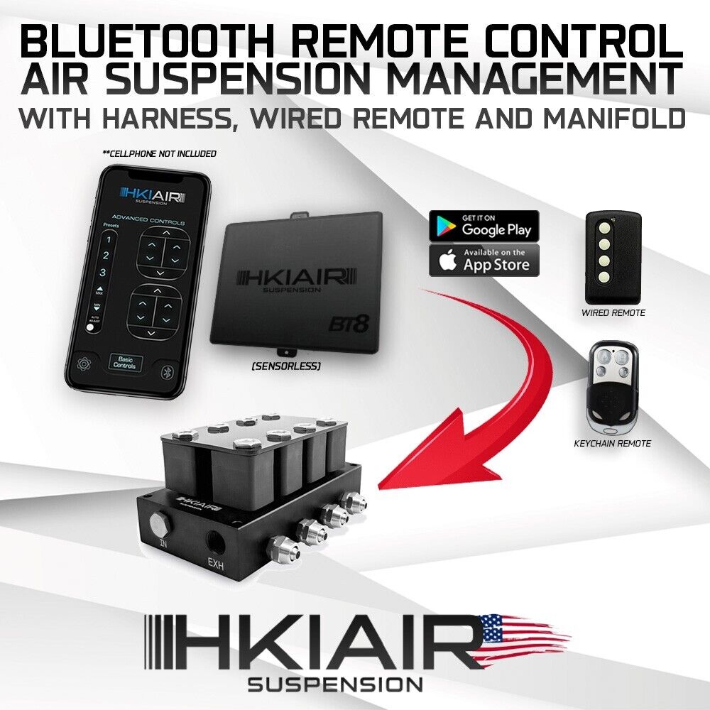 Remote Control Bluetooth Air Suspension Management Valve Manifold Sensorless