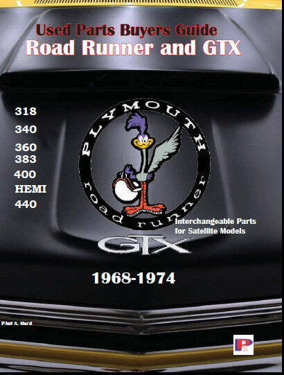 Plymouth Road Runner GTX Used Parts Buyers Guide 1968-1974
