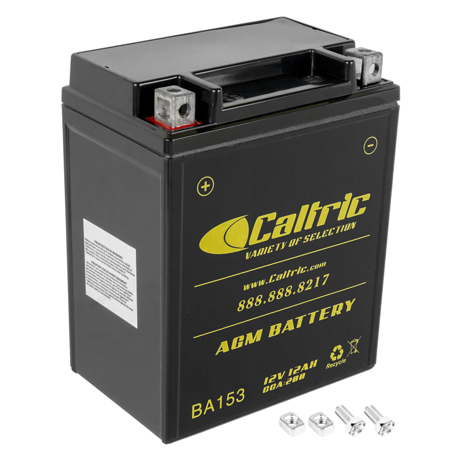 Caltric AGM Battery for Polaris Trail Blazer 400 2003 Battery 12V 12Ah / 4140006