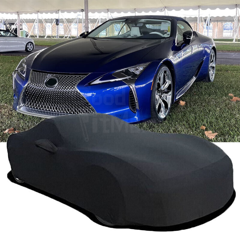 For Lexus LC500 2018-2021 Satin Soft Stretch Indoor Car Cover Scratch Dustproof