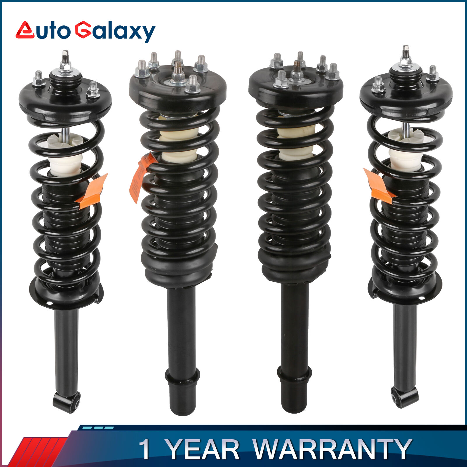 4PCS Front+Rear Complete Shock Struts w/Springs For 2003-2007 Honda Accord EX LX