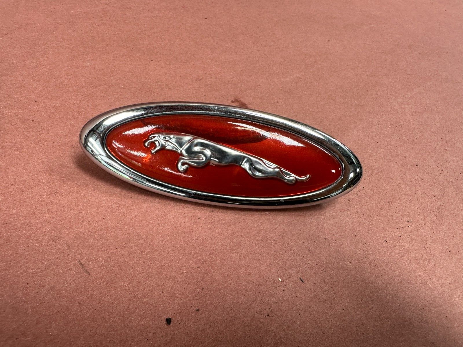 Jaguar XKR Front Left Fender Wing Logo Emblem Badge OEM 86K Miles