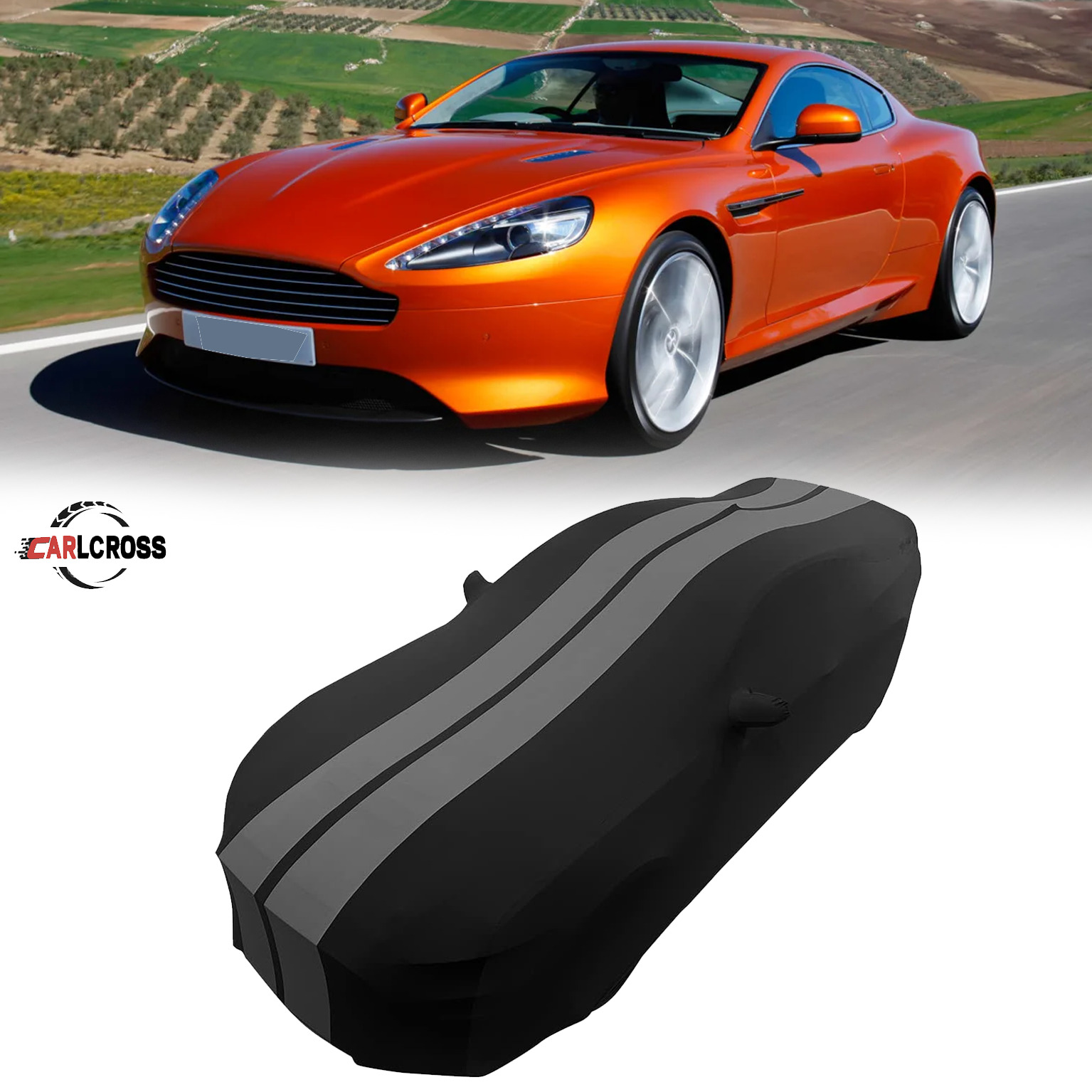 For Aston Martin Virage Indoor Dust-Proof Full Car Cover，With storage bag