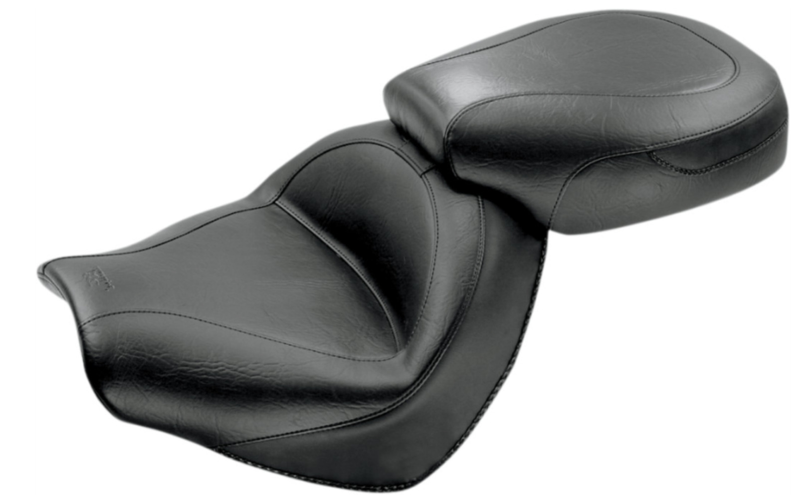 Mustang Black Wide Touring Two Piece Seat for 2004-2009 Honda VTX1300C 76191