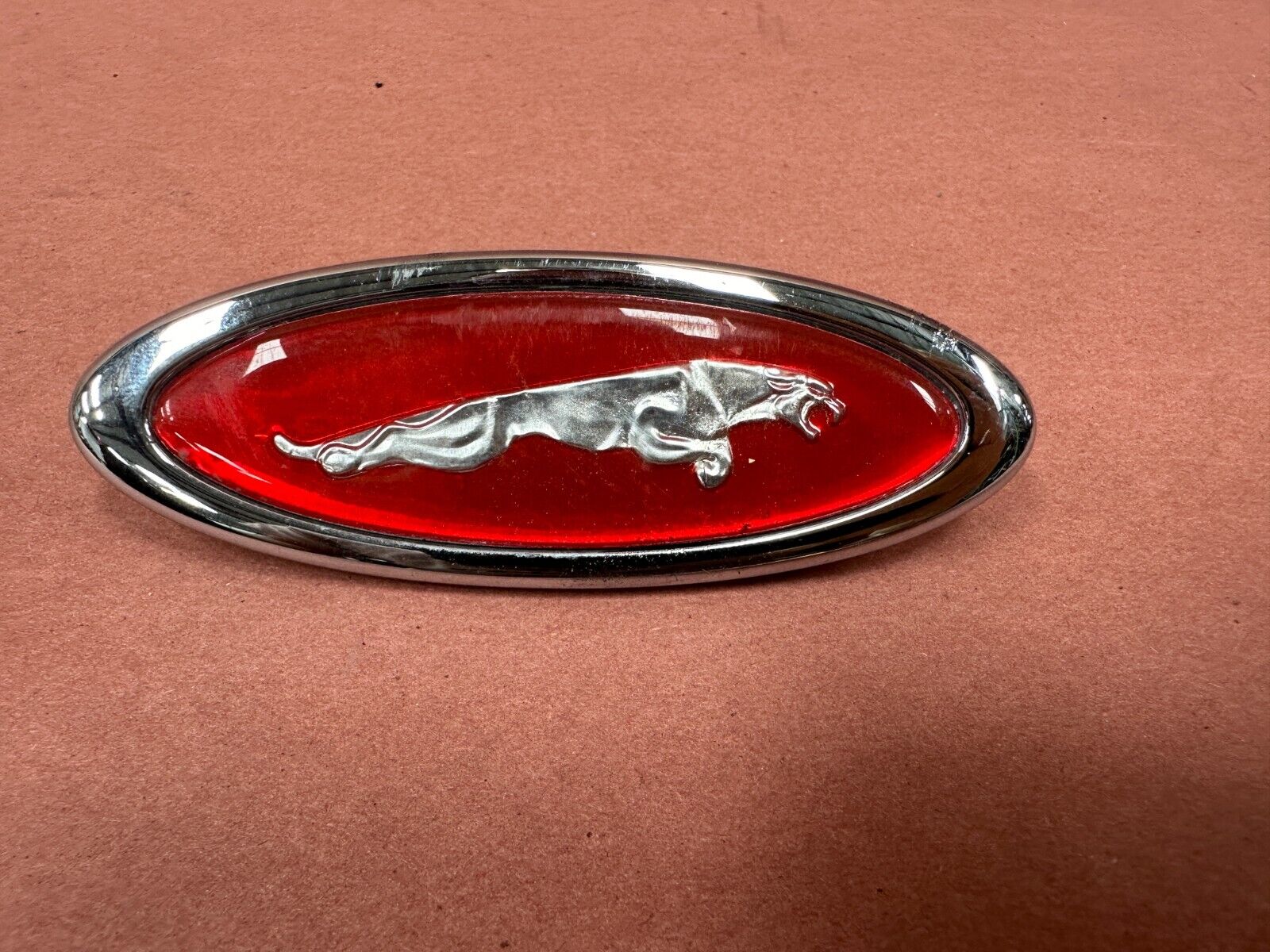Jaguar XKR Front Right Fender Wing Logo Emblem Badge OEM 86K Miles