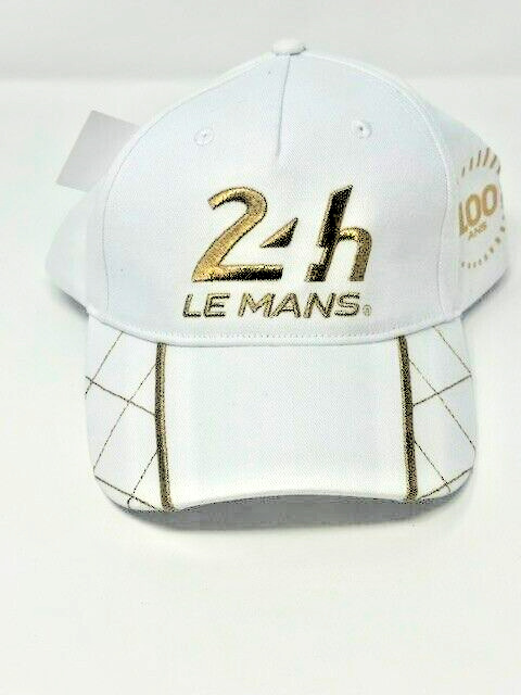 Limited Edition 100 Year Centennial 24h Le Mans White Racing Cap From France