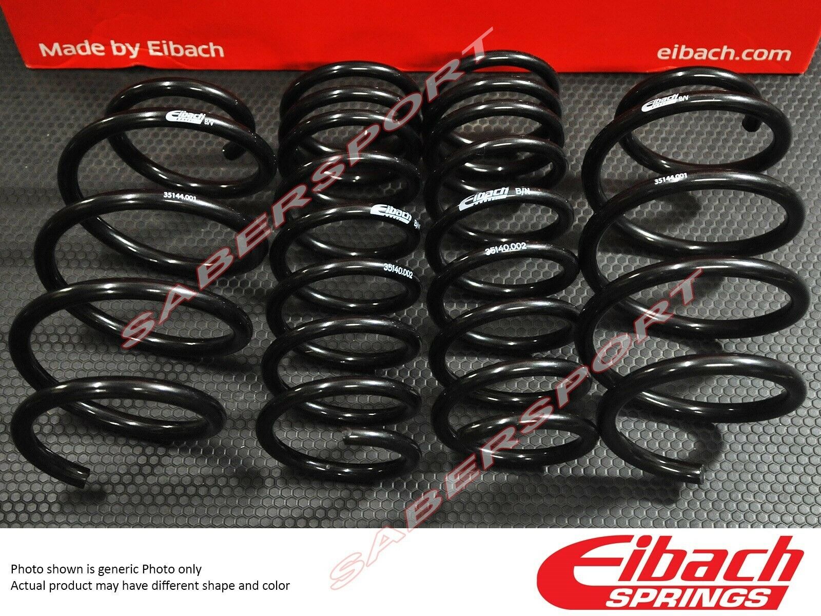 Eibach Pro-Kit Lowering Springs Kit for 2011-2019 Dodge Charger V6 and R/T RWD