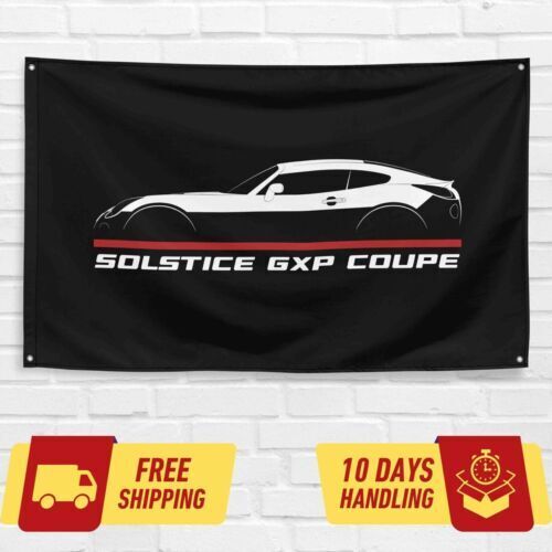 For Pontiac Solstice GXP Coupe 2009-2010 Enthusiast 3x5 ft Flag Banner Gift
