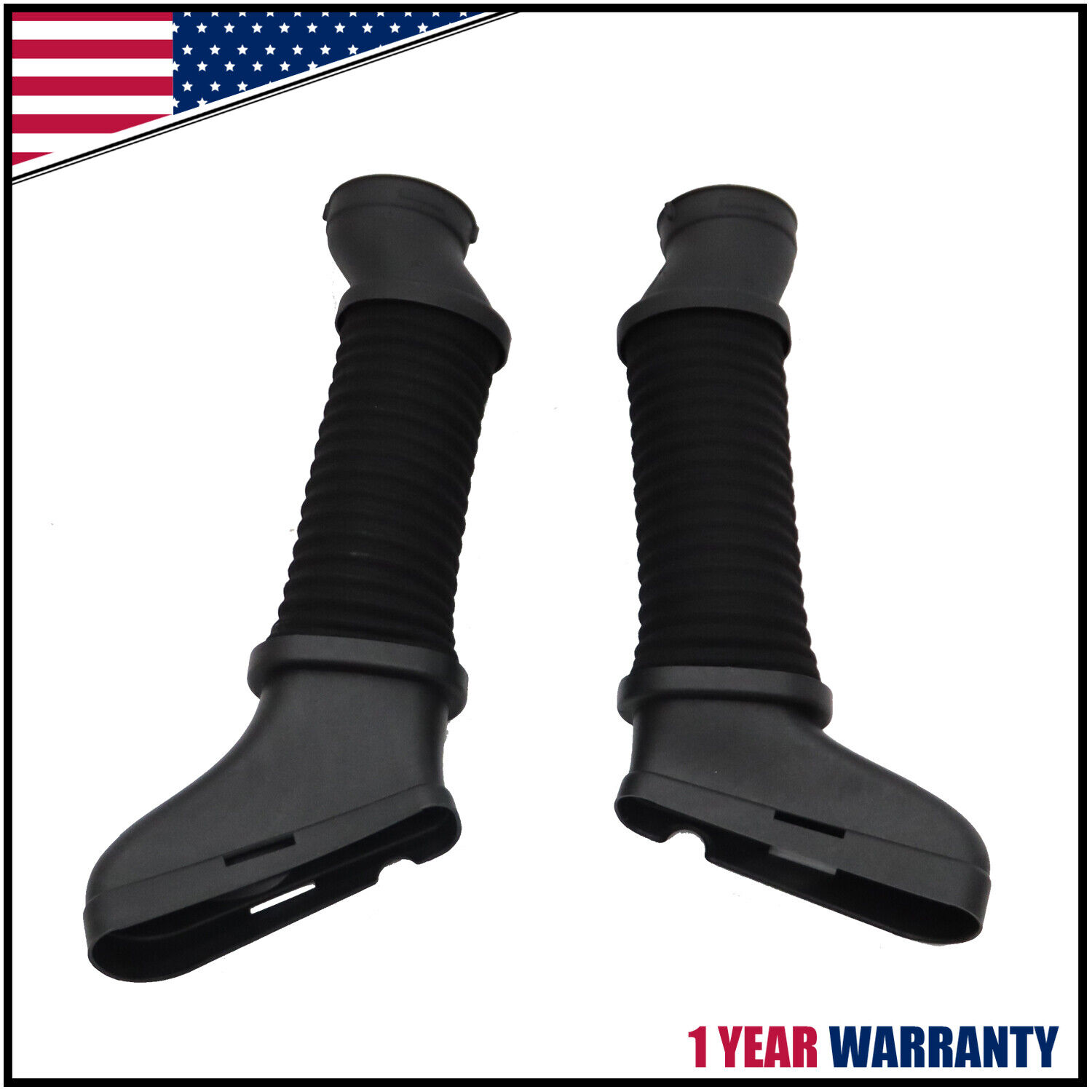 Pair Air Cleaner intake Duct Hose LH & RH For 2012-2017 Benz E550 Cls550 E63 AMG