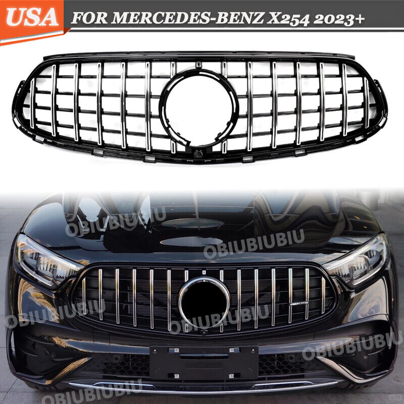 For Mercedes-Benz X254 GLC43AMG GLC300 2023+ Front Racing Grill Facelift Grilles