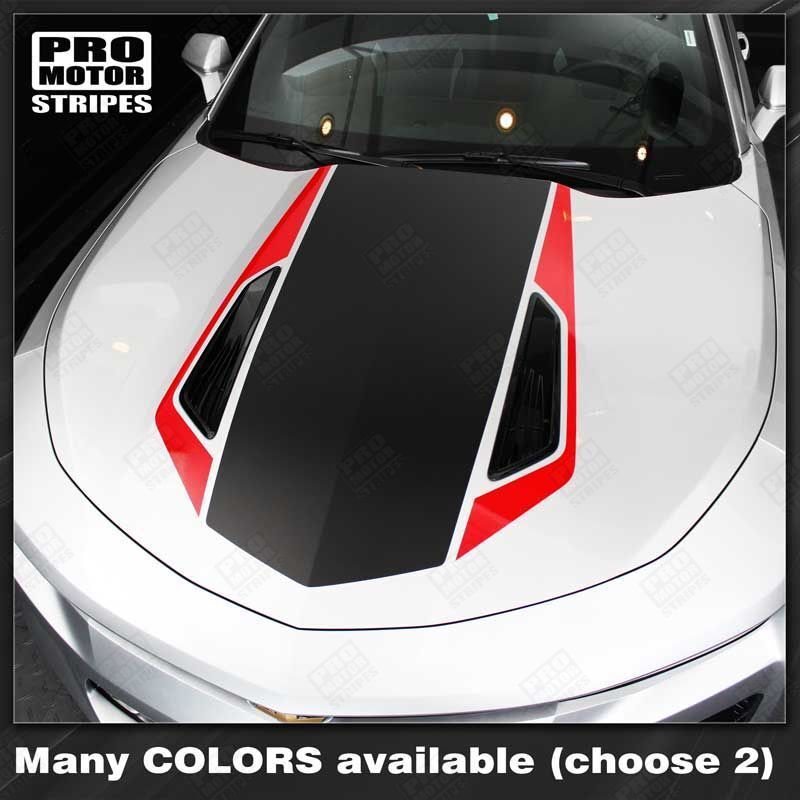 Chevrolet Camaro 2016-2018 Front and Rear 2-Tone Stripes Decals (Choose Color)