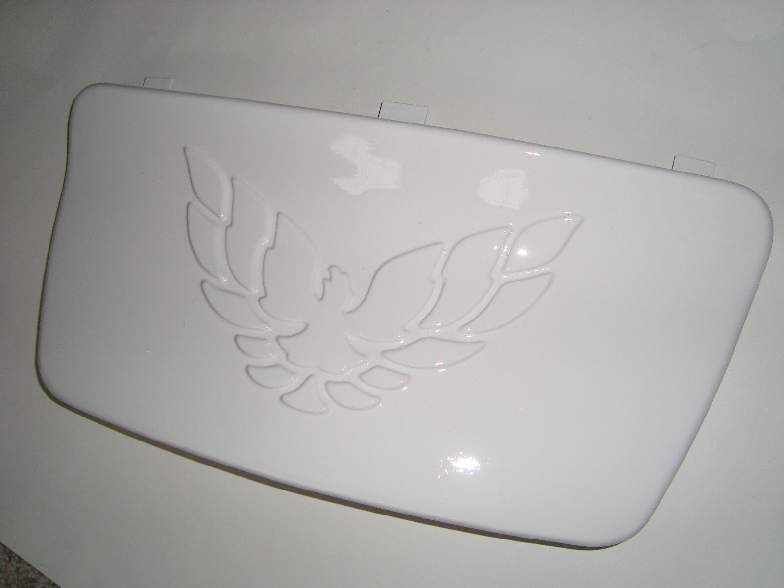 Paint Blemish Firebird Trans AM License Plate Cover Pontiac 30th Anniver White