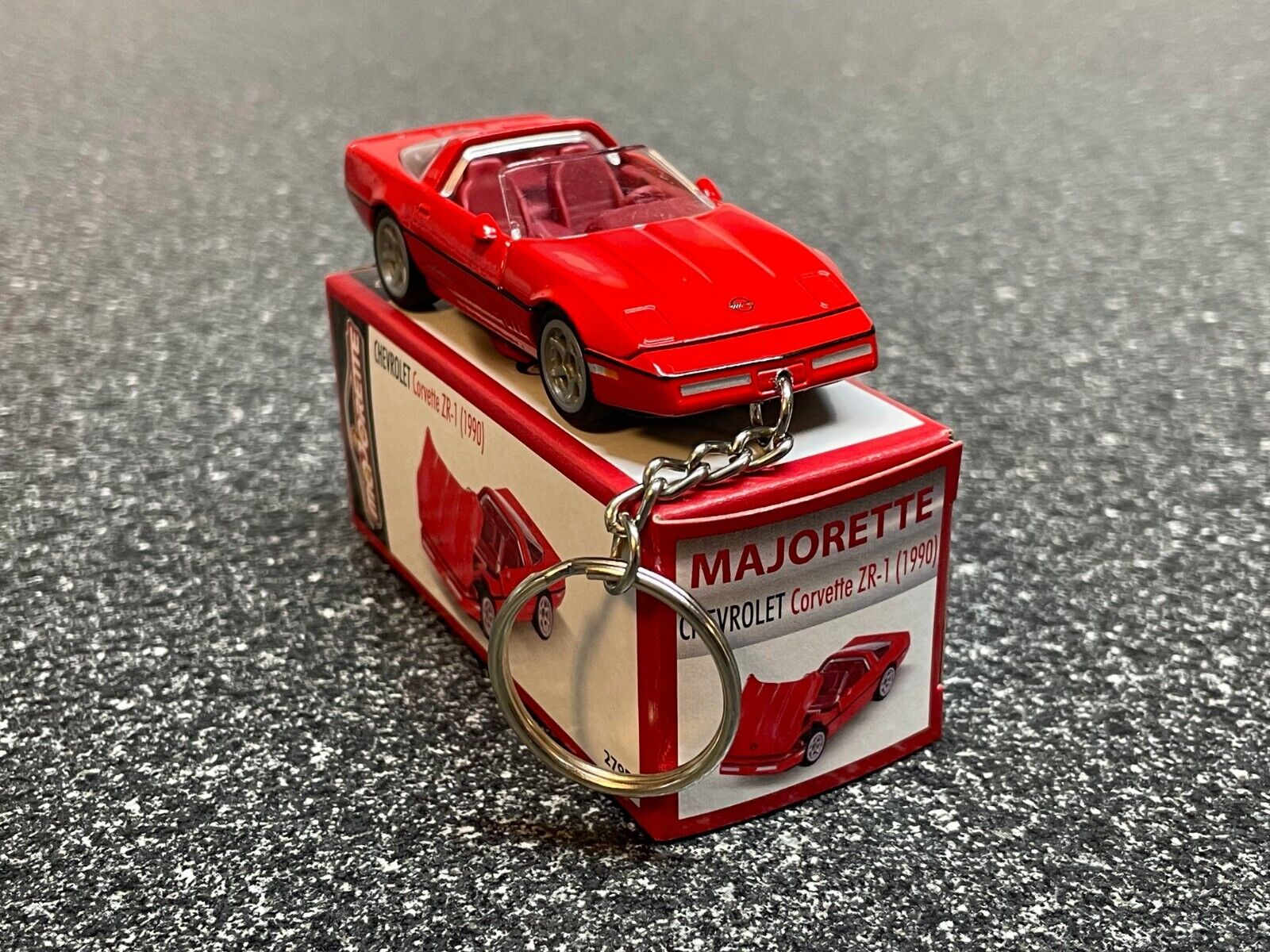 1990 Chevy Corvette ZR1 Red Keychain Matchbox Hot Wheels C4