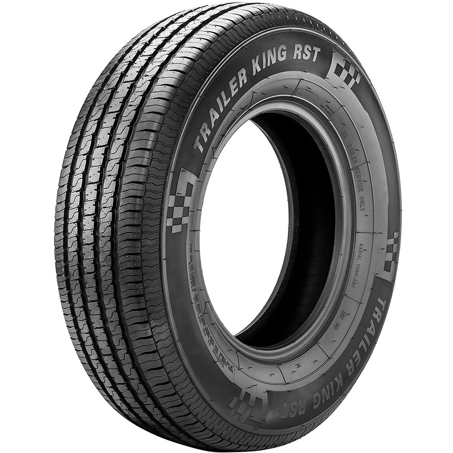 4 Tires Trailer King RST Steel Belted ST 205/75R15 205-75-15 205/75/15 D 8 Ply