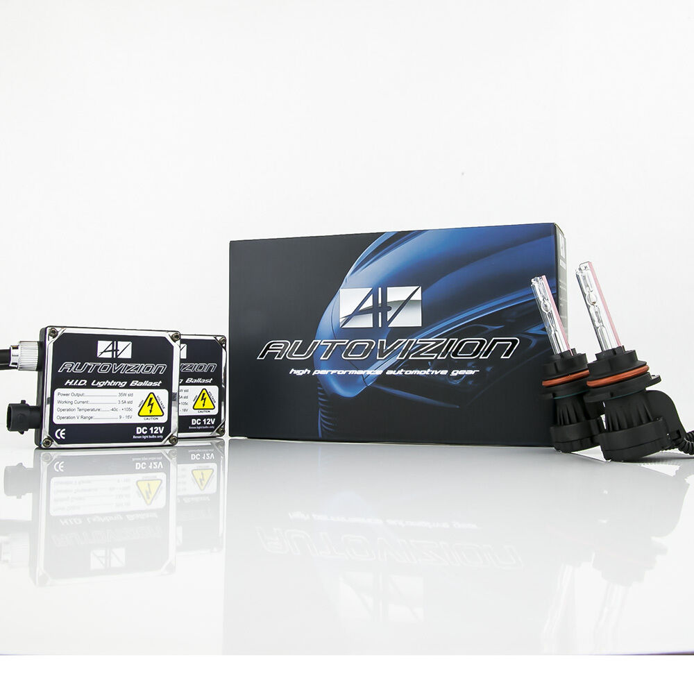 Autovizion SS Series 9007 HB5 5000K Bixenon OEM White HID Xenon Kit 35 Watts