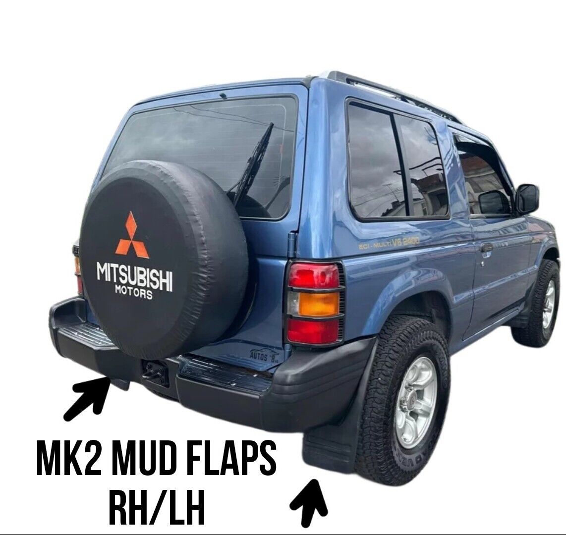 Mud Flaps  Mitsubishi pajero Mk2 X2 