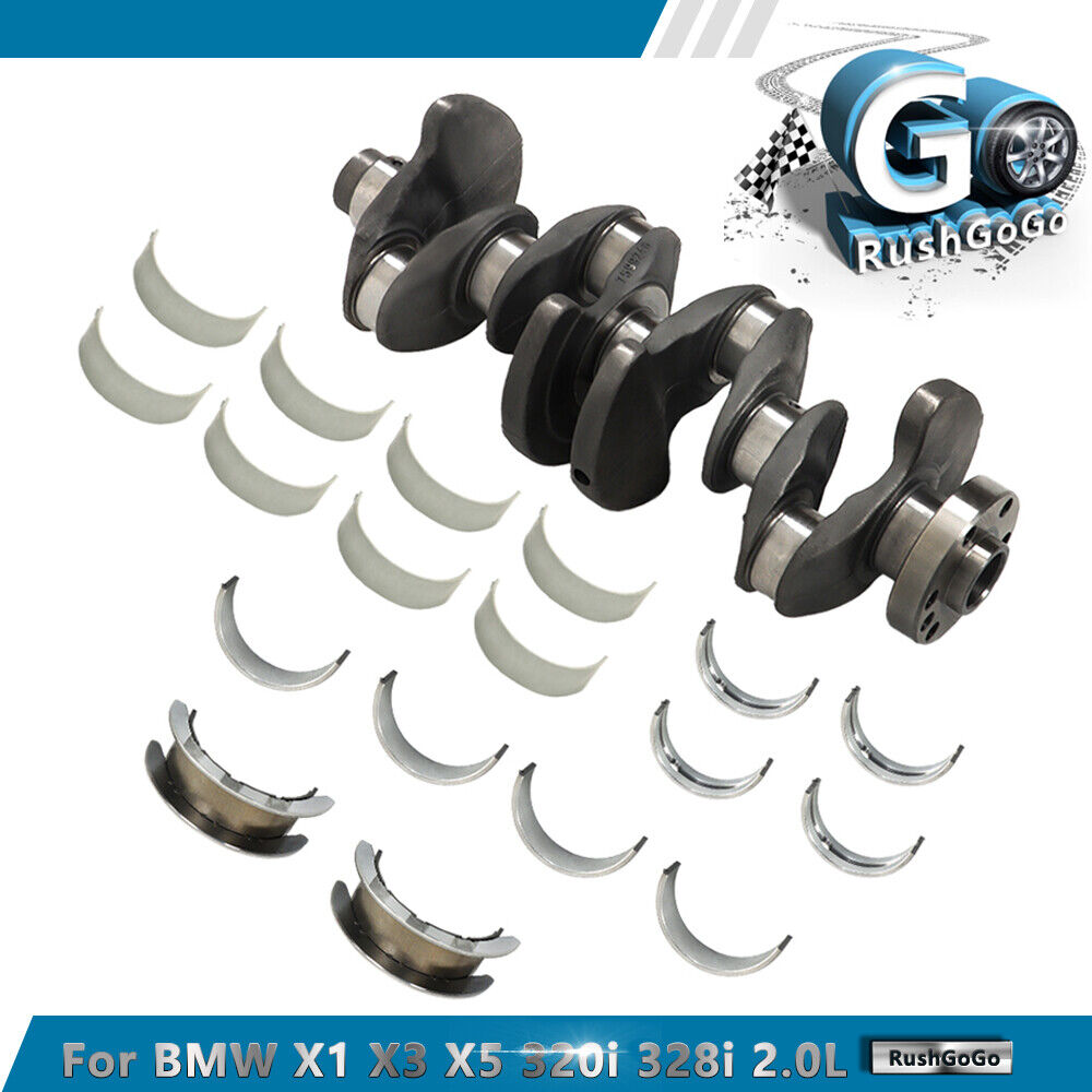 Engine Crankshaft w/ Main & Rod Bearing N20 For BMW X1 X3 X5 320i 328i 2.0L Set