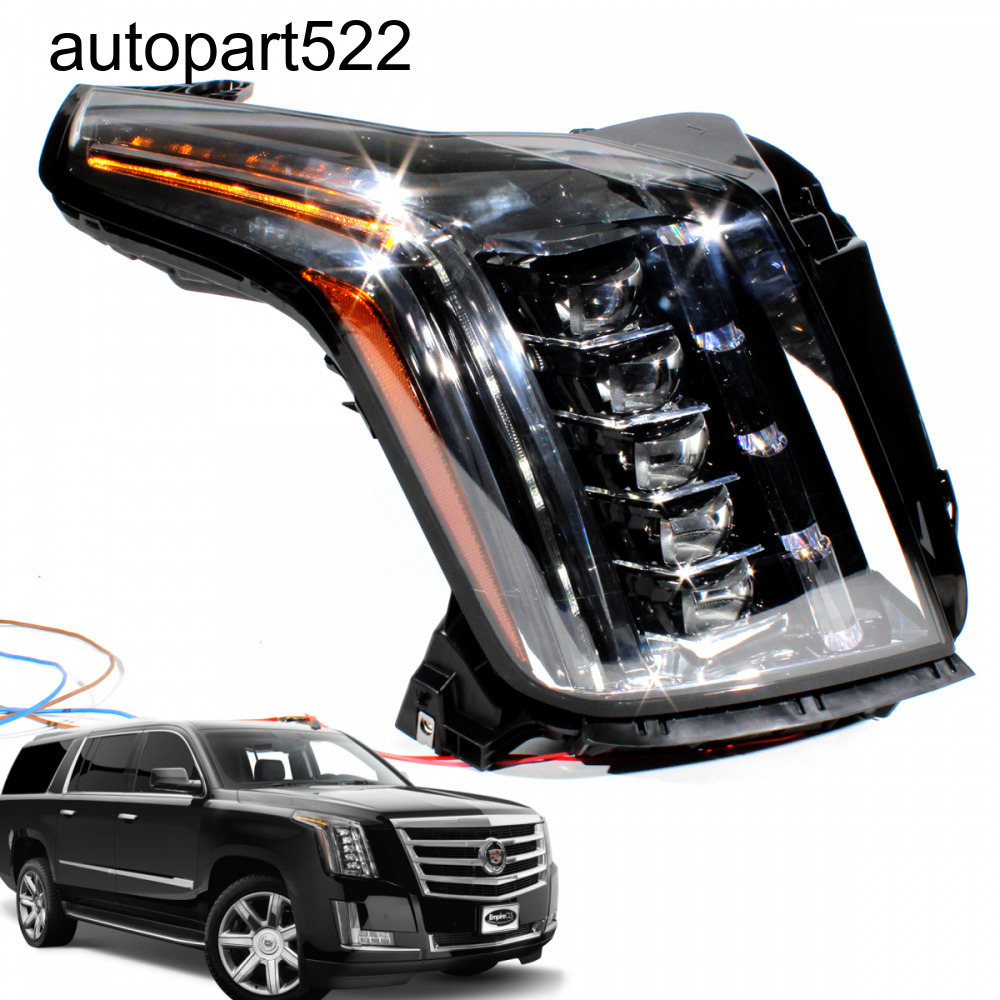 Right Passenger Side Headlight For Cadillac Escalade 2015-2020 LED Lamp DOT SAE