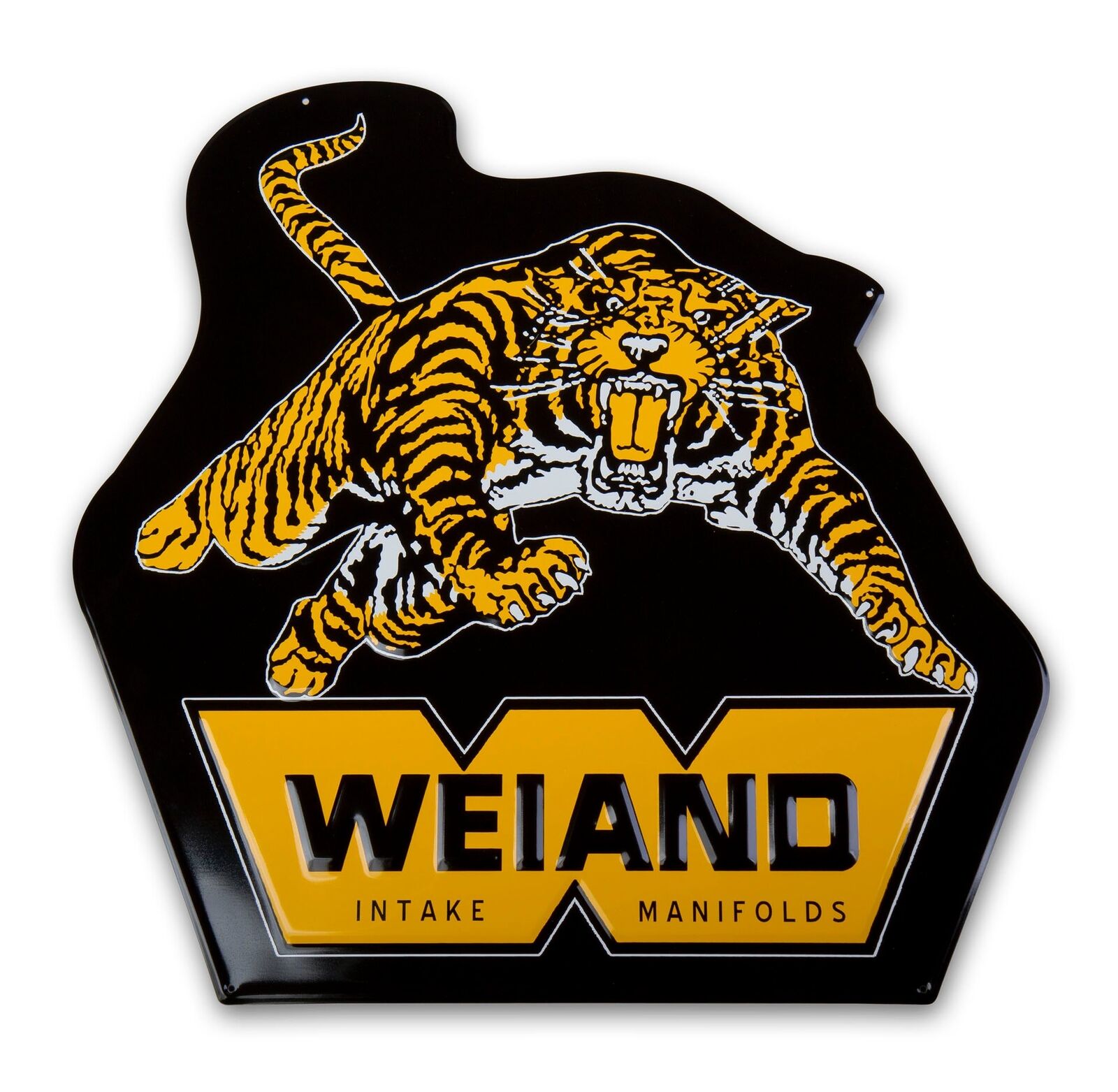 10009WND Weiand Tiger Metal Sign
