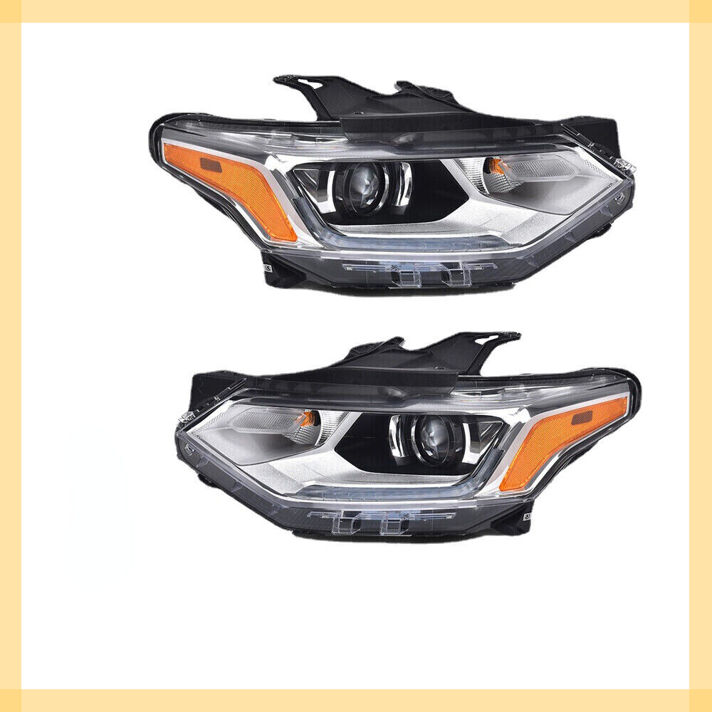 Fit For 2018-21 Chevy Traverse HID Headlights Lamp LED DRL Driver&Passenger Side