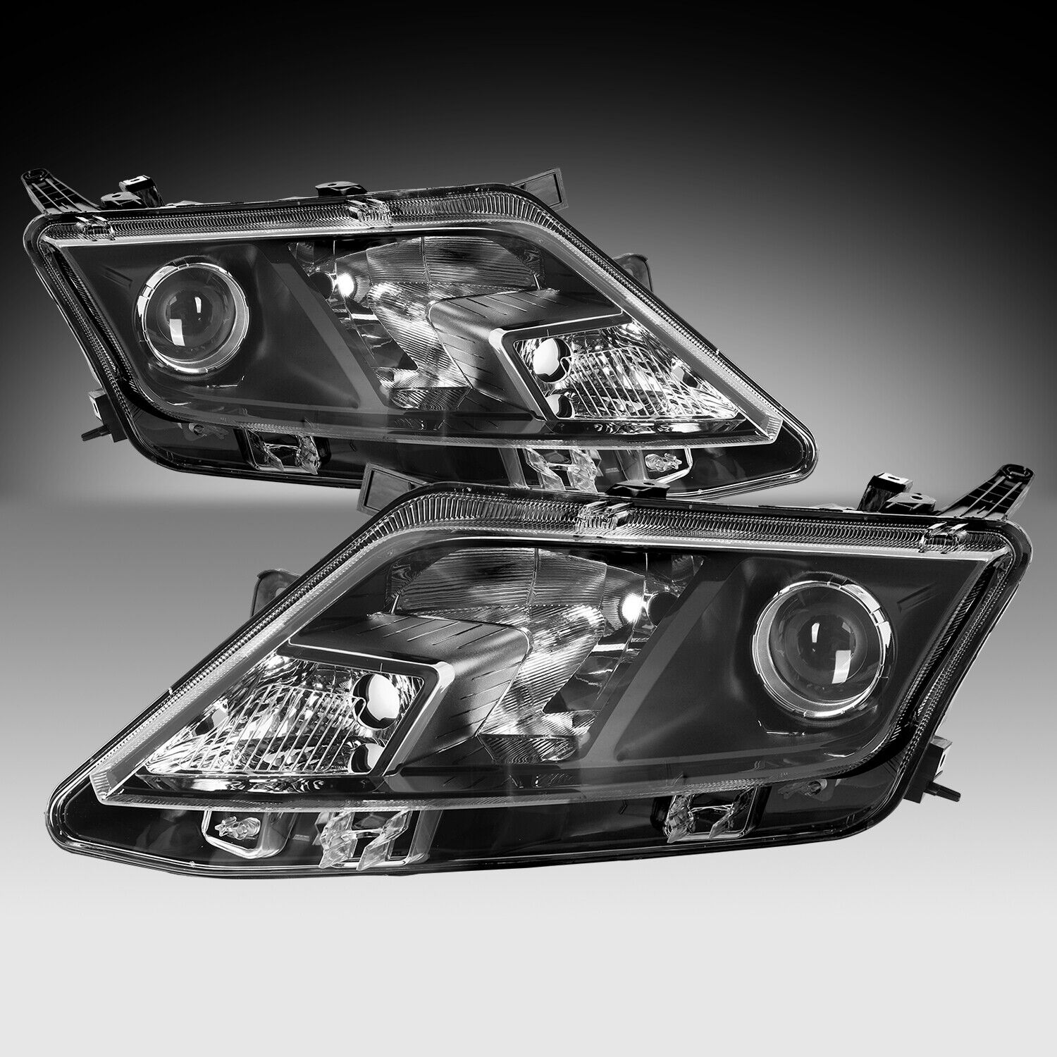 Fit 2010-2012 Ford Fusion Headlights Halogen Headlamps Pair Left+Right