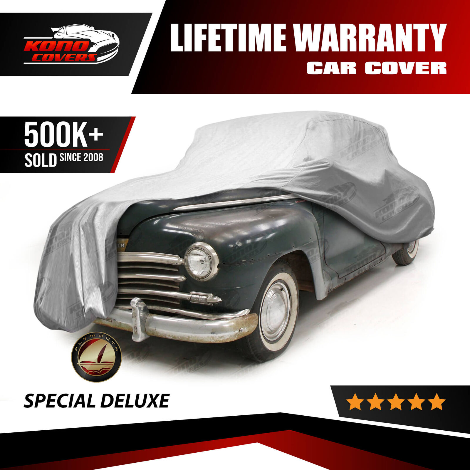 Plymouth Special Deluxe 4 Layer Waterproof Car Cover 1949 1950