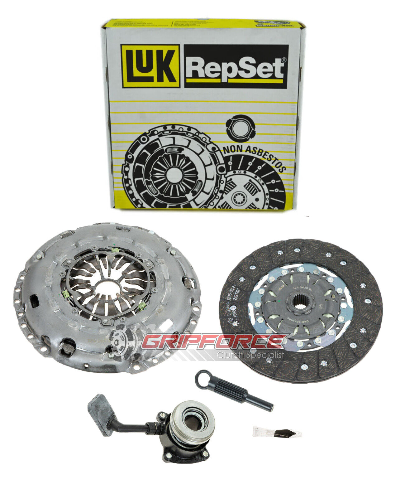 LUK OE CLUTCH KIT+ SLAVE CYL for 2013-2018 FORD FOCUS 2.0 DOHC TURBOCHARGED
