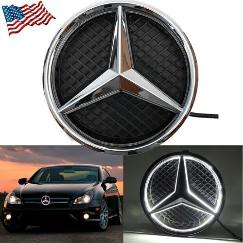 Illuminated Front Grill LED Light Star Emblem Badge Fit for Mercedes Benz W205 C