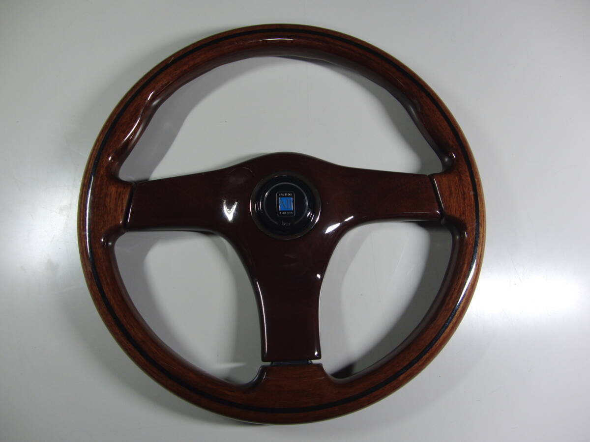 NARDI GARA3 Wooden Steering Wheel TYPE3 wood 36.5Φ 36.5cm Genuine RARE