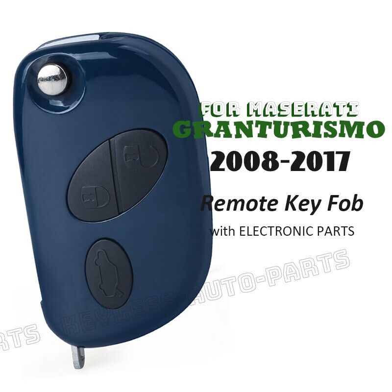 for Maserati GranTurismo 2008 2009 2010 2011 2012 2013-2017 Flip Remote Key Fob
