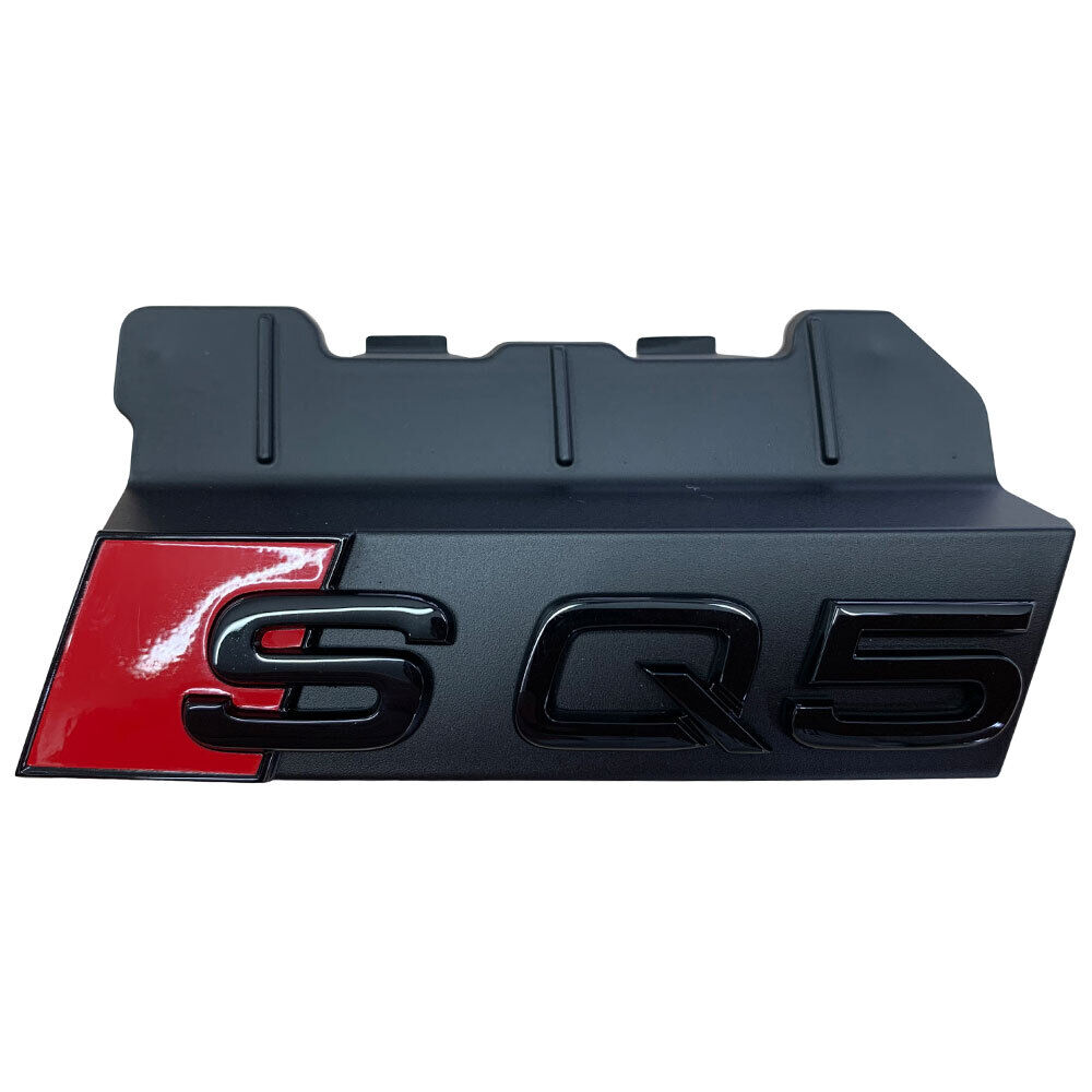 Original Audi SQ5 Radiator Grille Emblem Lettering Logo Black Q5 8R Fy
