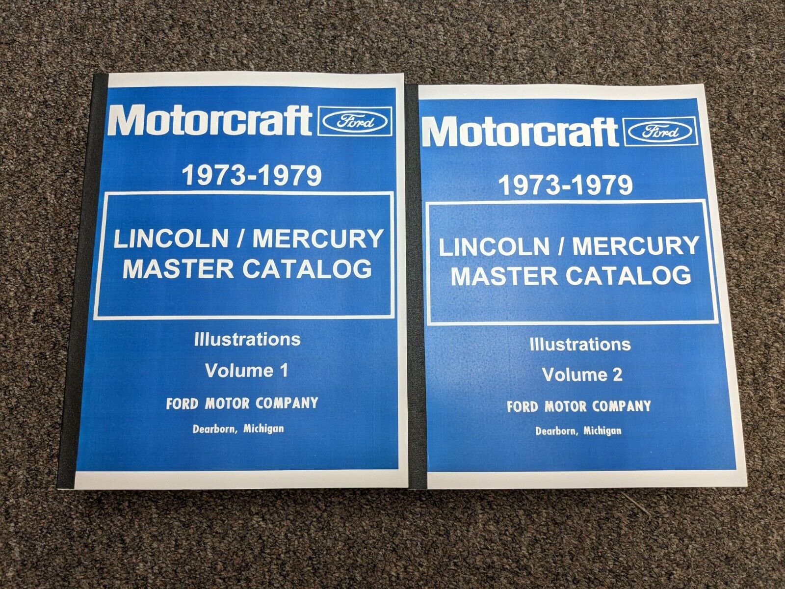 1977 Lincoln Continental Parts Catalog Manual Illustrations Coupe Hardtop 7.5L