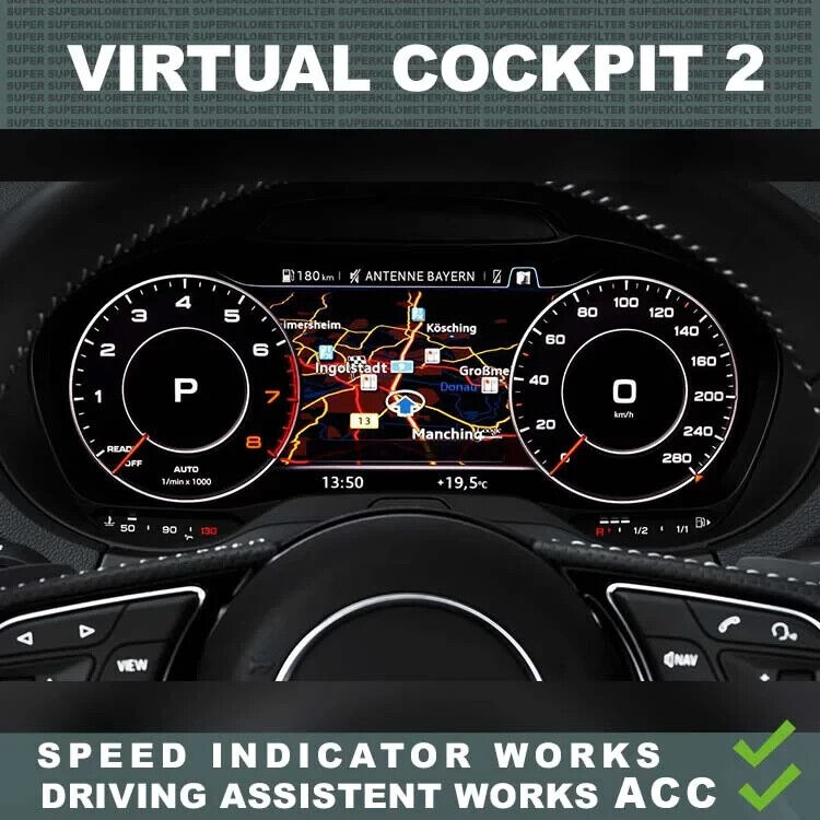 Mileage Blocker For Audi A3 Virtual Cockpit 2 32 Pin  A3 S3 RS3 2014-2019