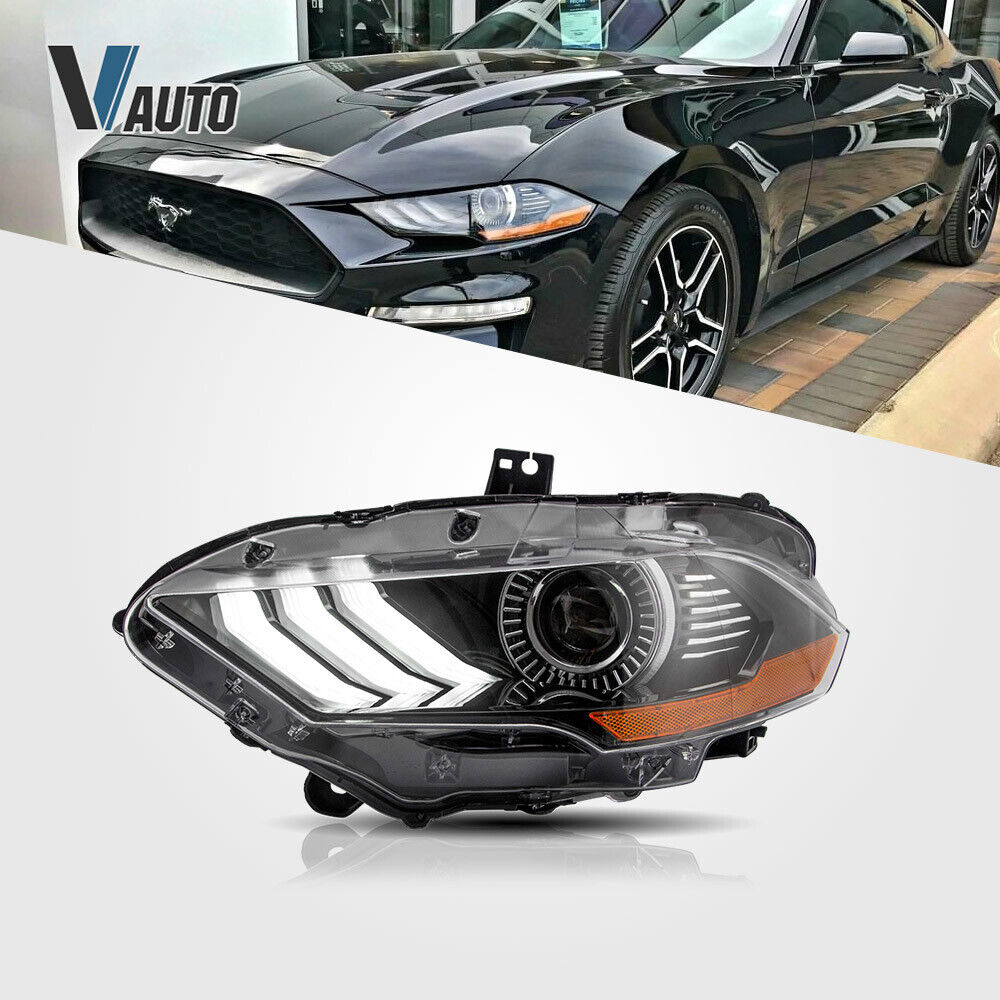 VLAND LED Headlights For 2018-2022 Ford Mustang Left Driver Side Modified Lamp