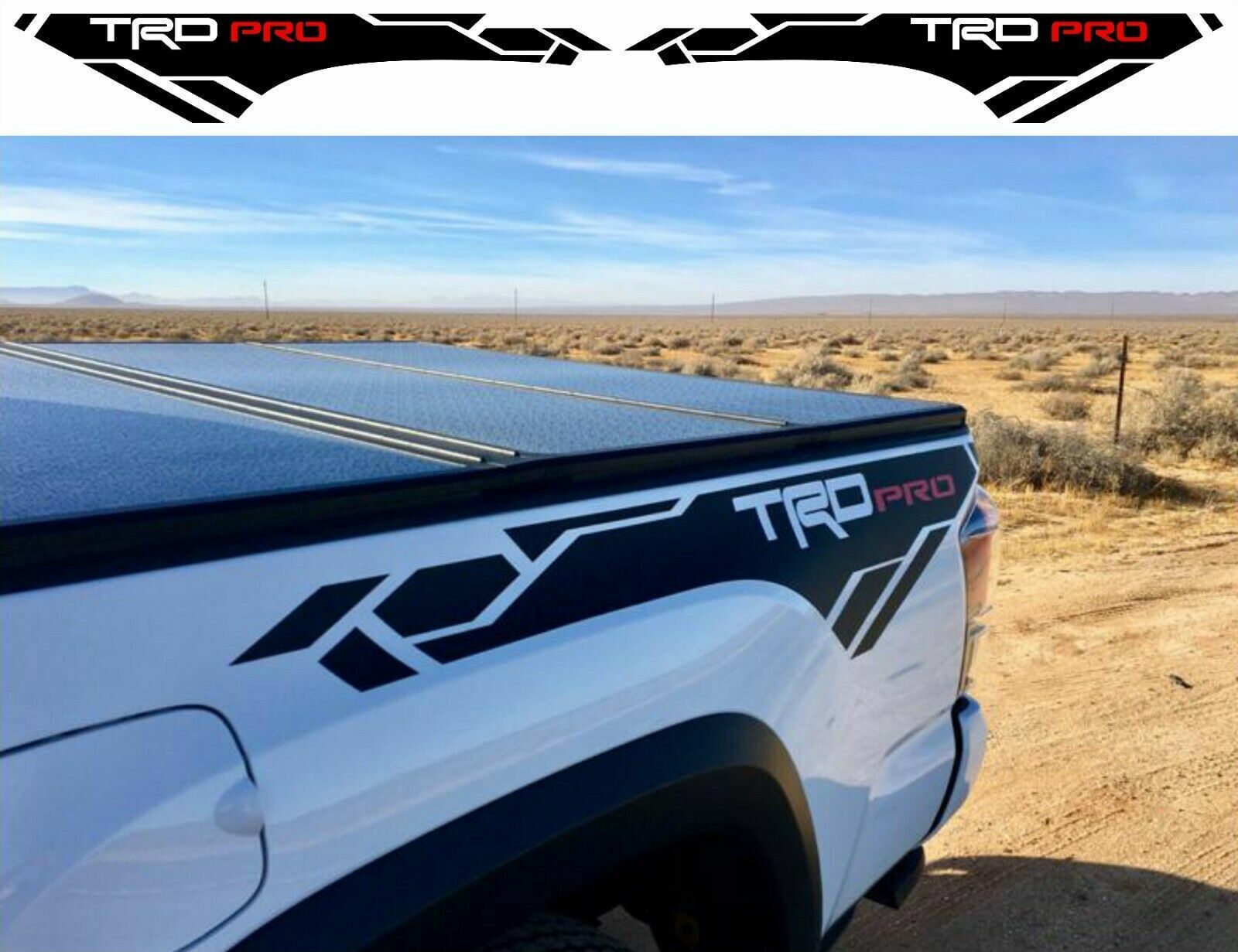 2X Toyota Tacoma TRD PRO 2016-2020 side Vinyl Decals stickers 