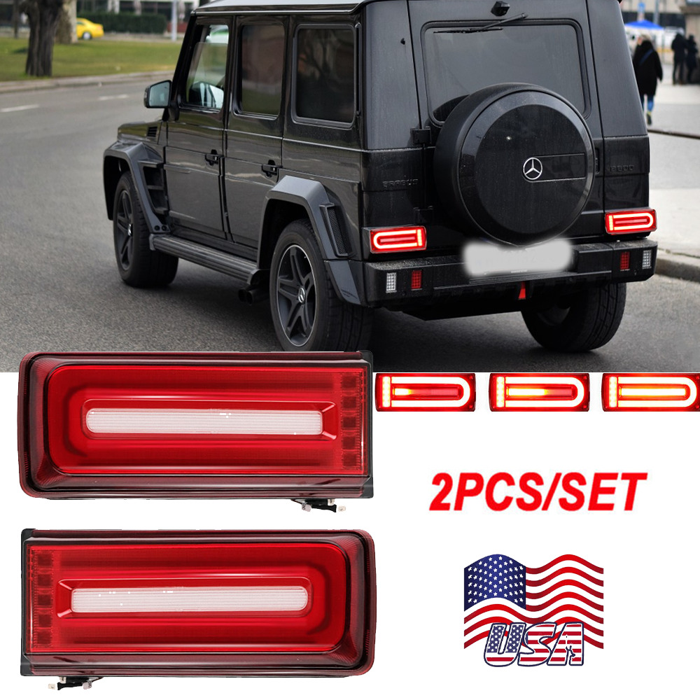 W464 Style LED Tail Lights Signal For 99-18 Mercedes Benz W463 G-Wagon G63 G550