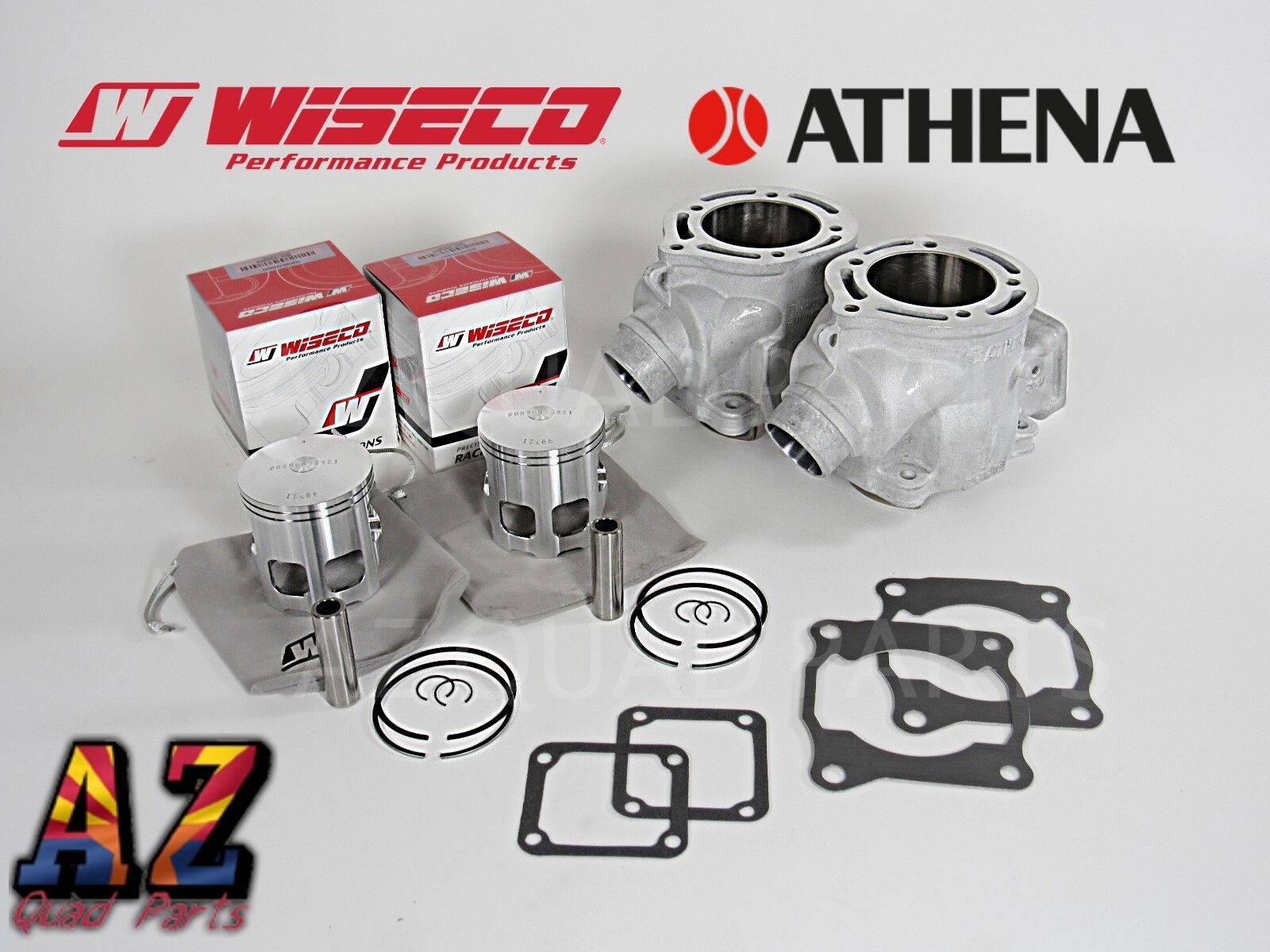 Yamaha Banshee 350 Athena 400cc 68 Big Bore Cylinders Gaskets WISECO Pistons