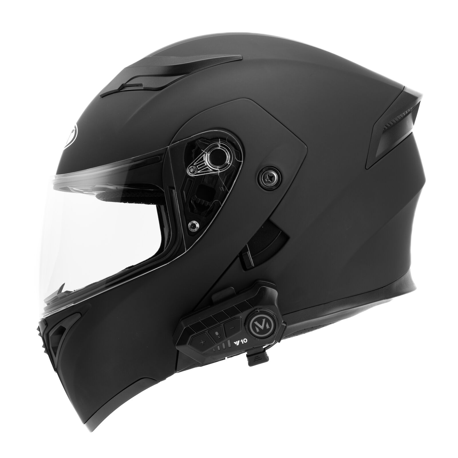 DOT Modular Flip Up Bluetooth Motorcycle Helmet Full Face Dual Visor Lens Helmet