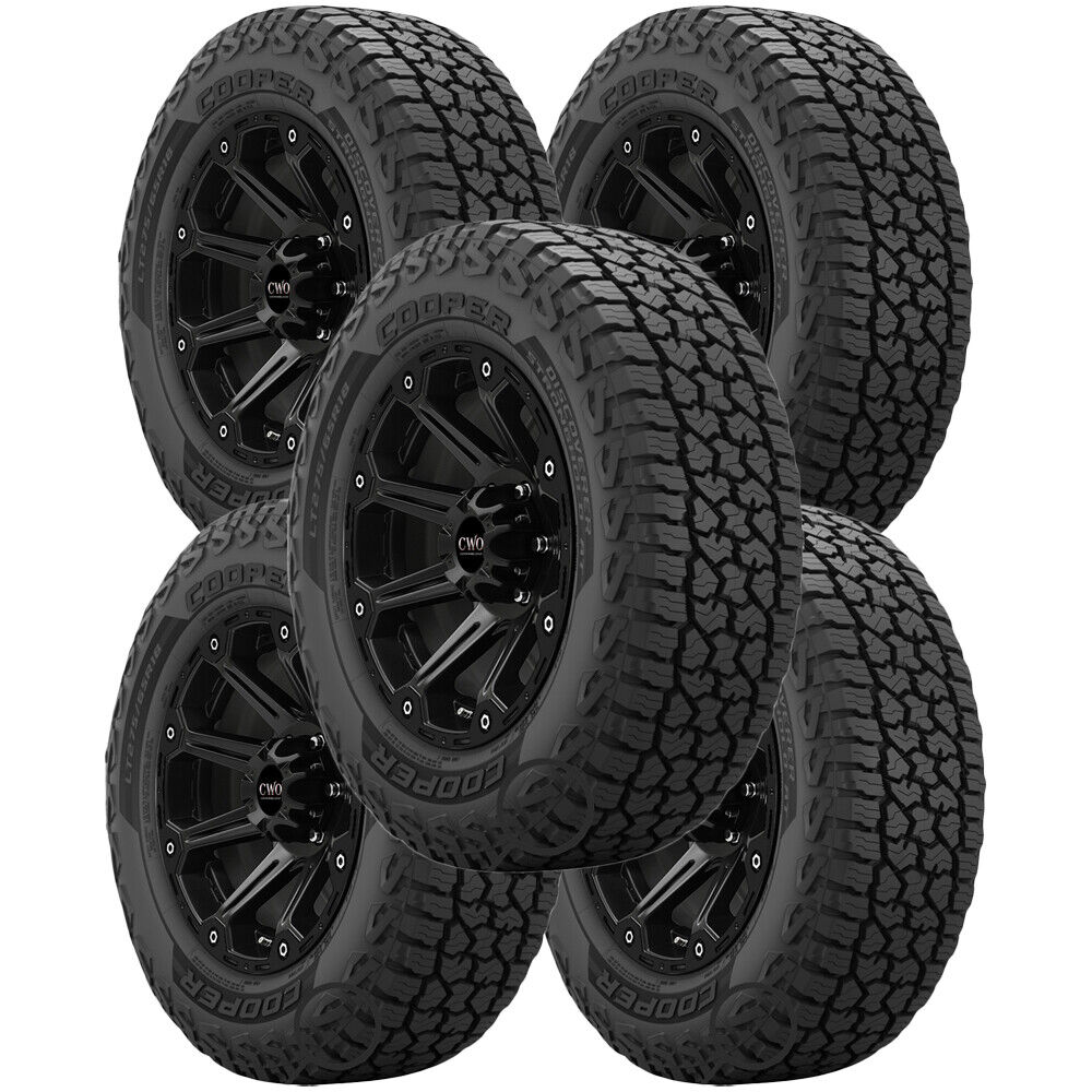 (QTY 5) LT285/70R17 Cooper Discoverer Stronghold A/T 126/123S LRE Tires