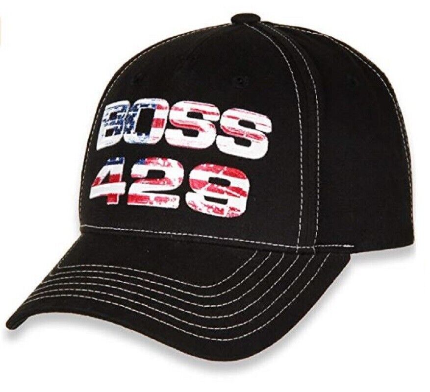Ford Mustang Boss 429 Embroidered Logo  Hat Cap Official Licensed