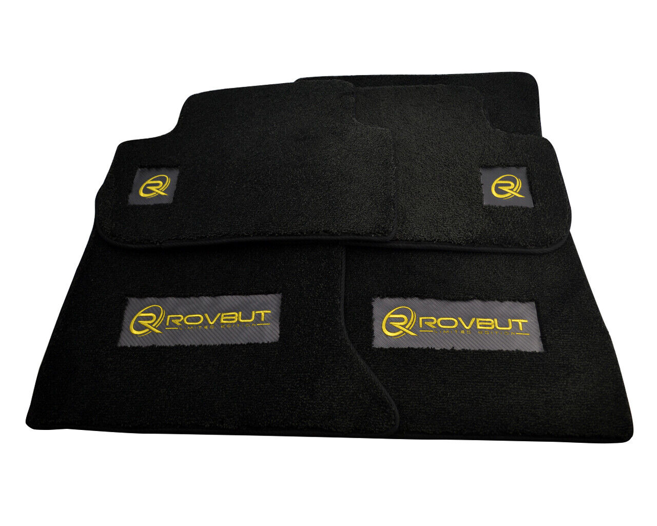 Floor Mats For Rolls Royce Wraith 2013-2017 Tailored Carpets With ROVBUT Emblem 
