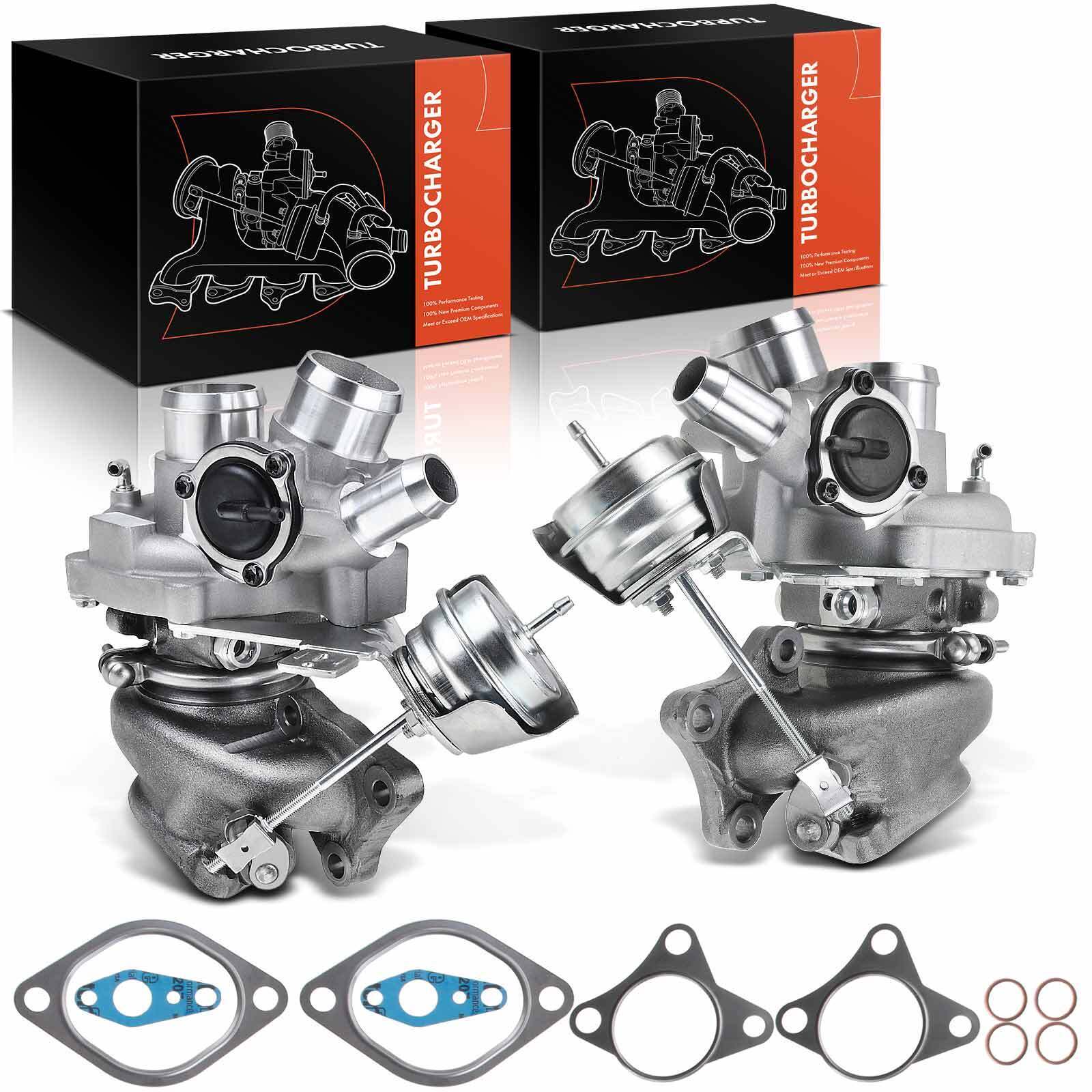 Pair Turbo Turbocharger w/ Gasket For Ford F150 Truck 2011-2012 3.5L V6 Ecoboost