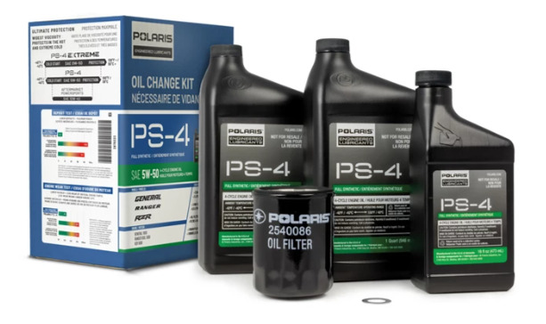 New OEM Polaris Full Synthetic Oil Change Kit - 2879323