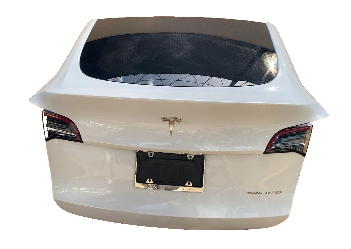 2020-2023 Tesla Model Y Rear Liftgate Trunk Lid Hatch Tailgate Glass White PPSW
