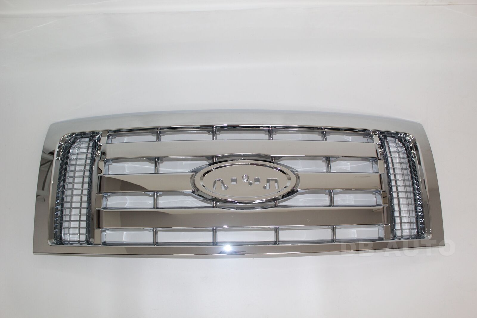 For 2009-2012 13 14 Ford F-150 F150 XLT Grille Grill Front Upper Bumper Chrome