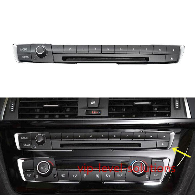 1X Central Control CD Panel Assembly Replace For BMW 3-Series 2013-2017