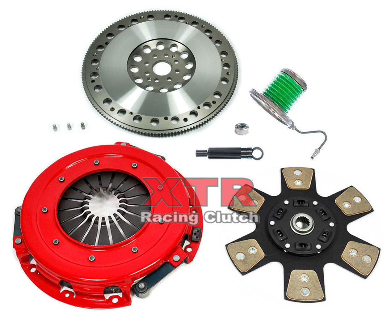XTR STAGE 3 CLUTCH KIT & CHROMOLY FLYWHEEL FOR 2011-2017 FORD MUSTANG GT 5.0L