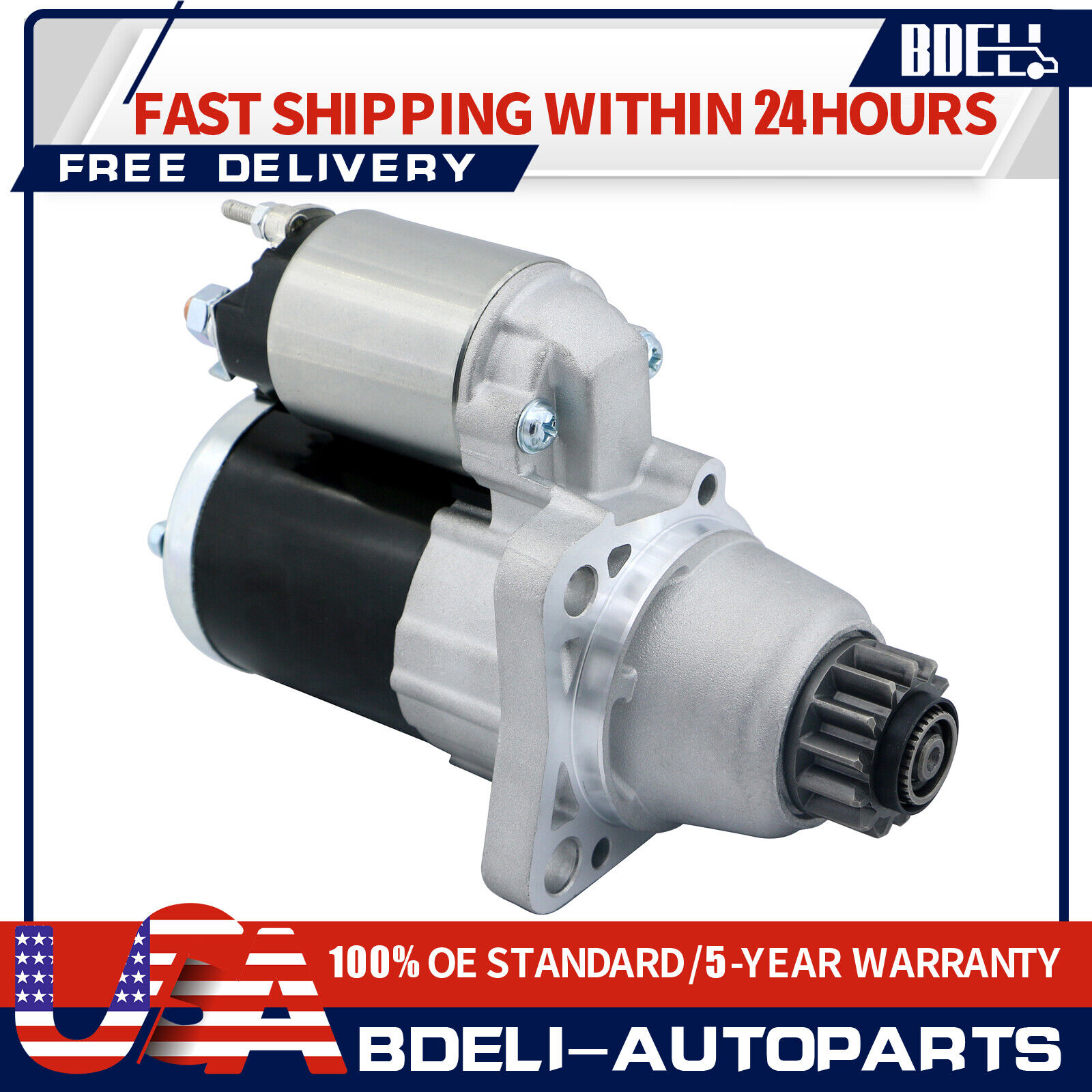 New Starter For Nissan Altima Rogue 2013 2014 2015 2016 2017 2018 2019 2.5L